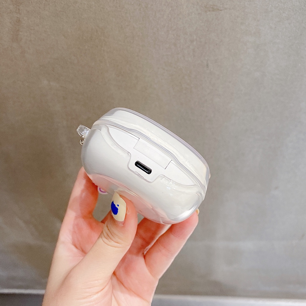 Vỏ silicon bảo vệ hộp sạc tai nghe không dây chống bụi Baseus WM01Plus TWS WM01