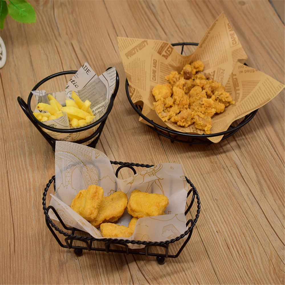 Giấy nướng bánh chống dầu mỡ 18x18cm sử dụng tiện lợi