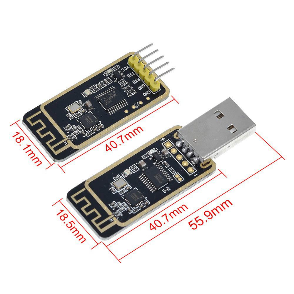 Mạch kết nối wifi 2.4GHz cổng USB NRF24L01 CH340G CH340 3.3V 5V