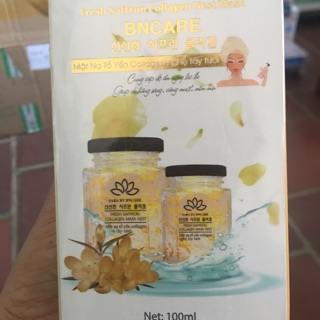 Mặt nạ tổ yến collagen nghệ tây tươi