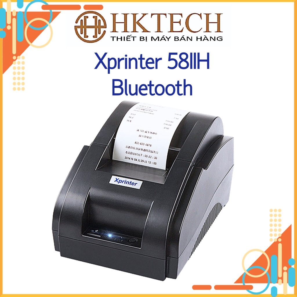 Máy in hoá đơn Bluetooth khổ 57mm Xprinter 58IIH