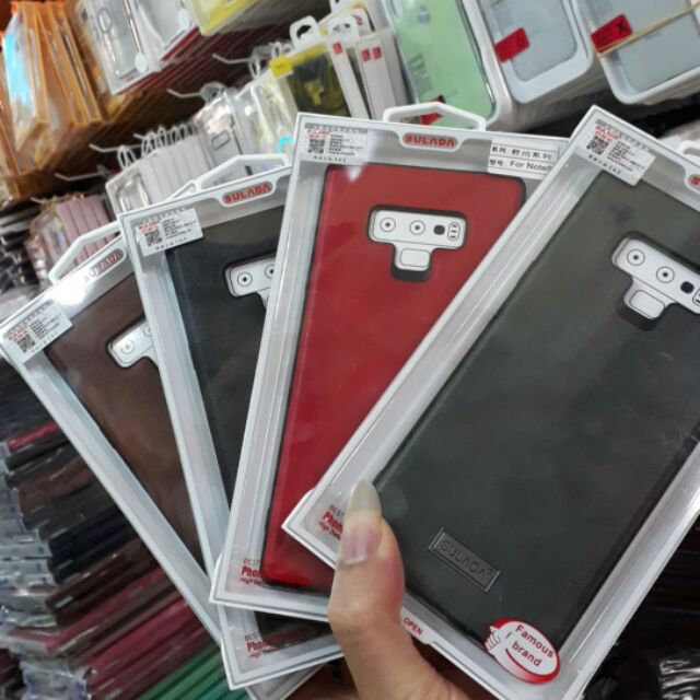 ỐP LƯNG SULADA DA CHO GALAXY NOTE 9 VIỀN DẺO SIÊU SANG