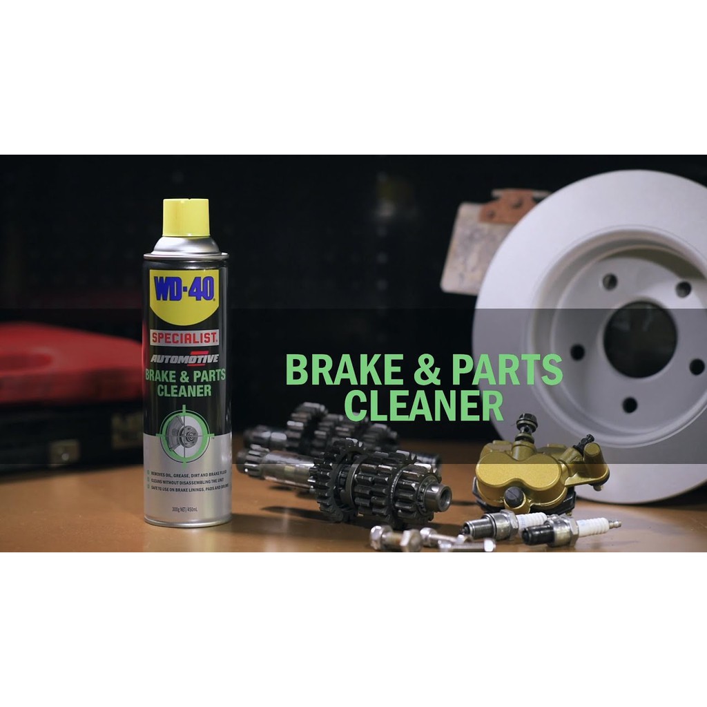 Dung dịch làm sạch cụm thắng phanh xe máy, mô tô WD-40 Brake &amp; Parts Cleaner 450ml