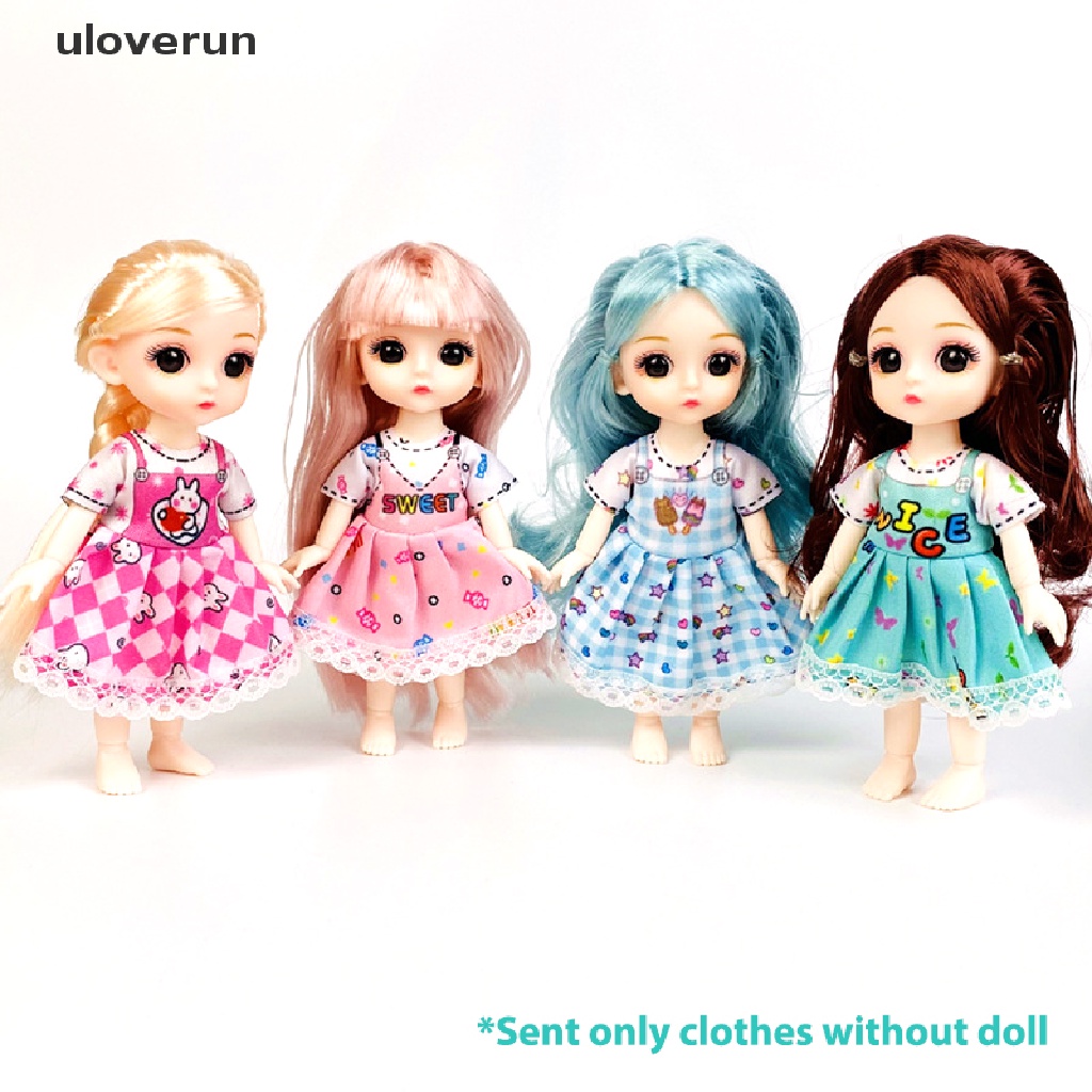 Đầm Xinh Xắn Cho Búp Bê 16cm Tỉ Lệ 1 / 12 BJD Ob11