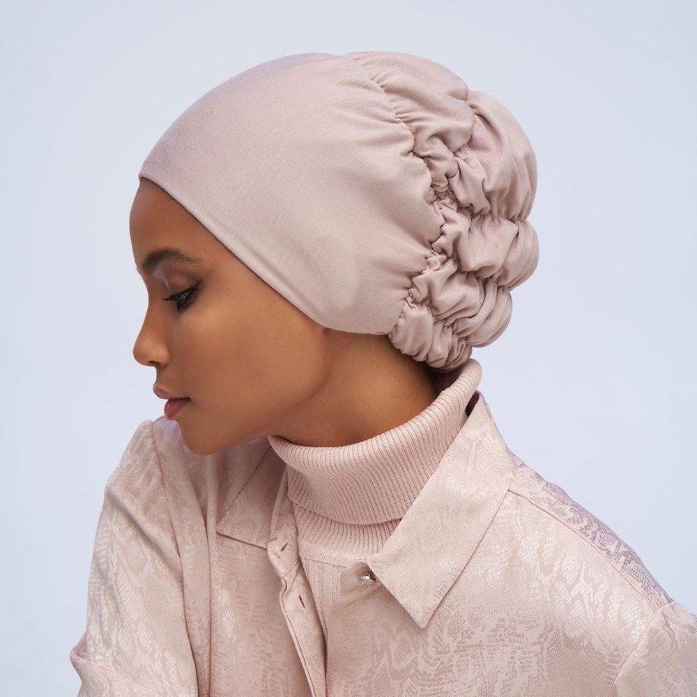 Khăn Trùm Đầu Co Giãn Phong Cách Hồi Giáo Cho Nữ