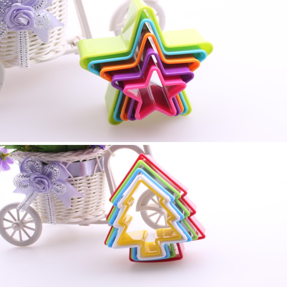 Bộ Khuôn Tạo Hình Nhiều Mẫu Dễ Thương Trang Trí Bánh, Tạo Hình Món Ăn