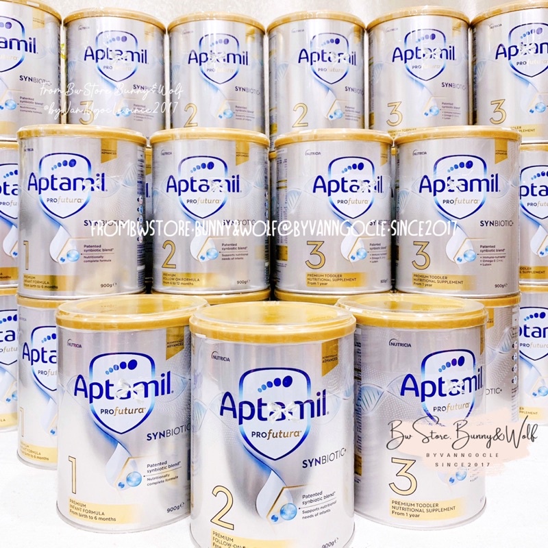 Sữa Aptamil Profutura Synbiotic+ Úc Mẫu Mới 900gr - Số 1, 2, 3 [Bw Store]