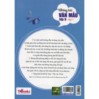 Những Bài Văn Mẫu Lớp 9 - Tập 1