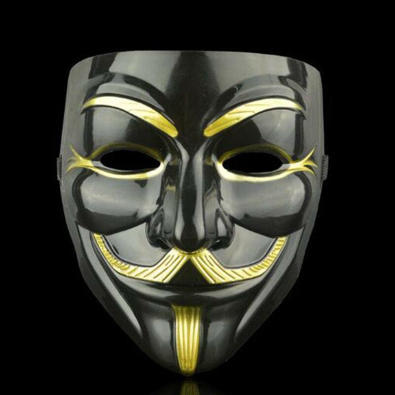 Người Lớn Mặt Nạ Trẻ Em Vô Danh Hacker V-Vendetta Trò Chơi Party Cosplay Master Fancy