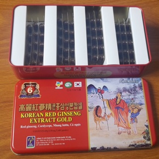Korean red ginseng gold Bồi bổ sức khỏe nâng cao thể trạng hộp 60Viên chính hãng date mới
