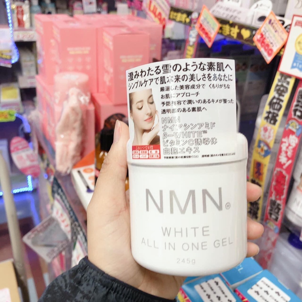 Kem Dưỡng Da NMN White All In One Dưỡng Trắng Chống Lão Hóa Dạng Gel Nhật Bản 245g