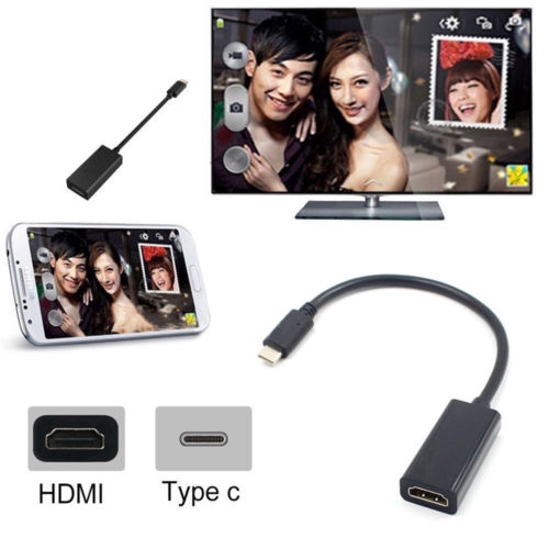 Dây cáp USB-C Type-C sang HDMI cho Samsung Galaxy S8 S8+Plus laptop táo