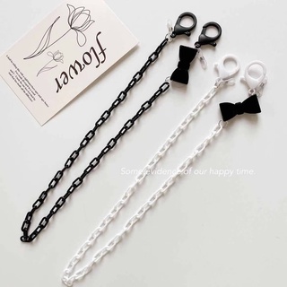 Dây Đeo Mắt Kính Bằng acrylic Đính Nơ Hoạt Hình Sáng Tạo
