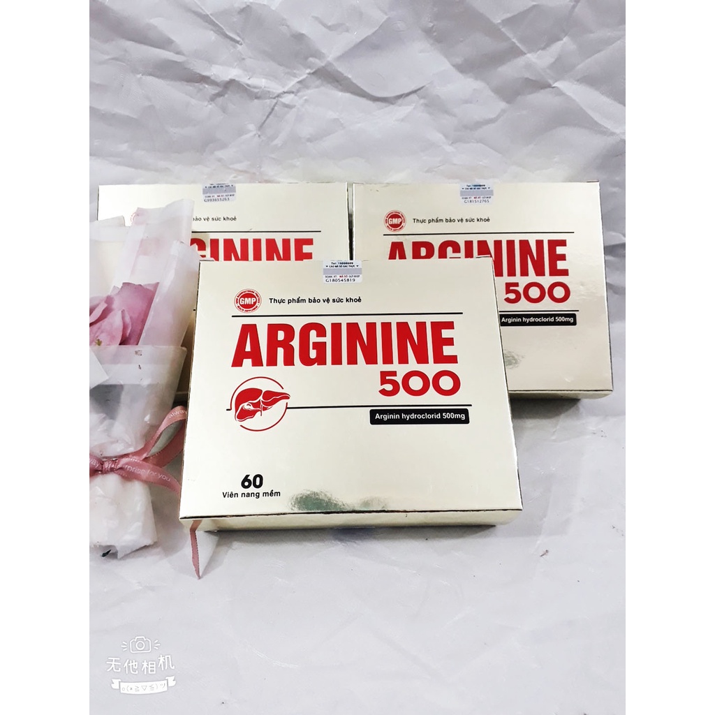 Viên giải độc gan ARGININE 500mg, giúp bổ gan, tăng cường chức năng gan,giúp giảm men gan