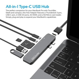 Bộ Chuyển Type-C Promate Machub-Pro