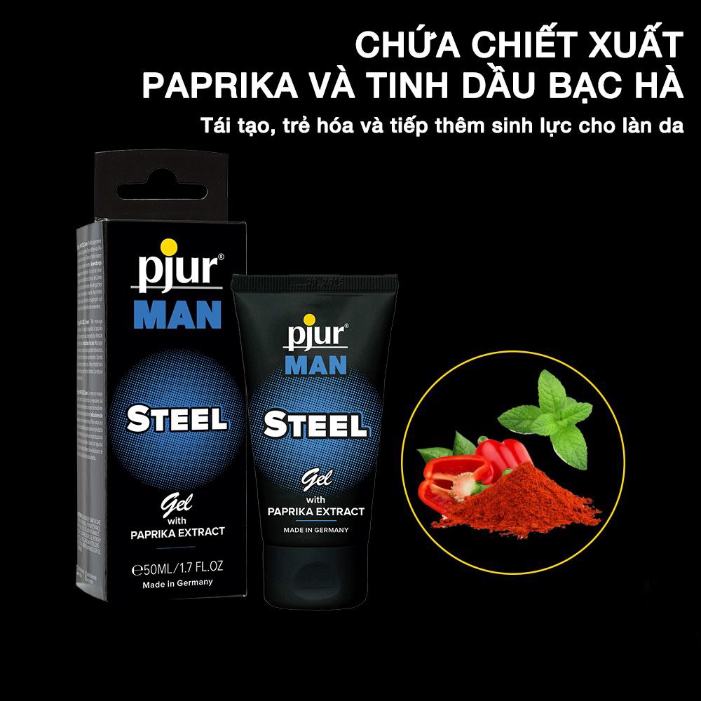 Gel Dưỡng Pjur Man Steel Dành Cho Quý Ông 50ml