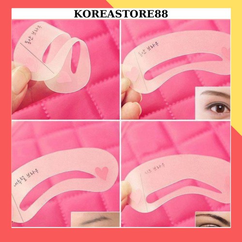 Set 3 khuôn kẻ lông mày phong cách Hàn Quốc đẹp-2160 KOREA STORE88