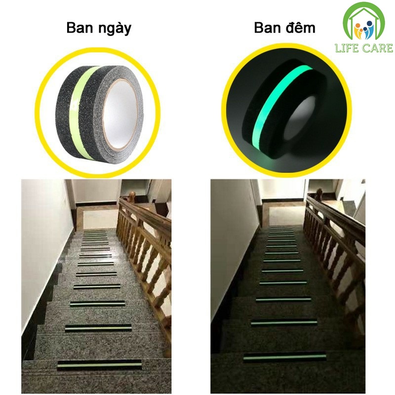 Băng keo nhám băng dính chống trượt cầu thang