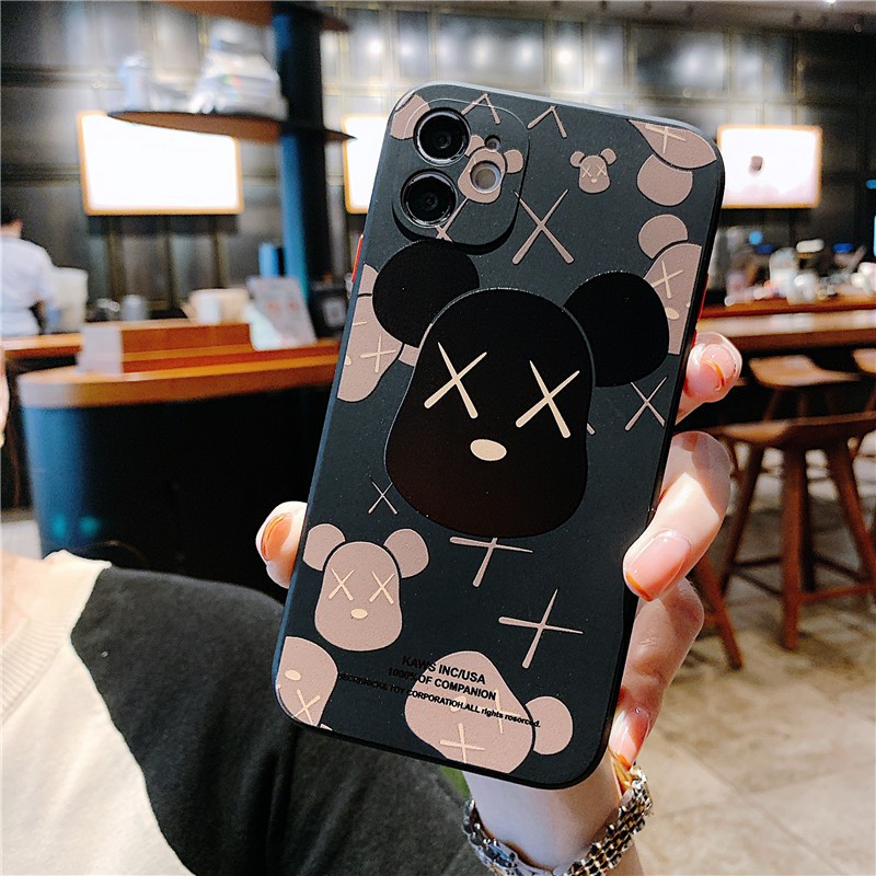 Ốp Lưng Iphone Ốp Iphone classic kaws Cạnh thẳng Case iphone13 / 6/6plus/6s/7/7plus/8/8plus/x/xr/xs/11/12/pro/max