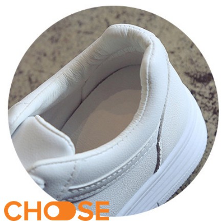 Giày Thể Thao Nữ Sneaker Màu Trắng Choose Tăng Chiều Cao Cho Học Sinh GK9K2