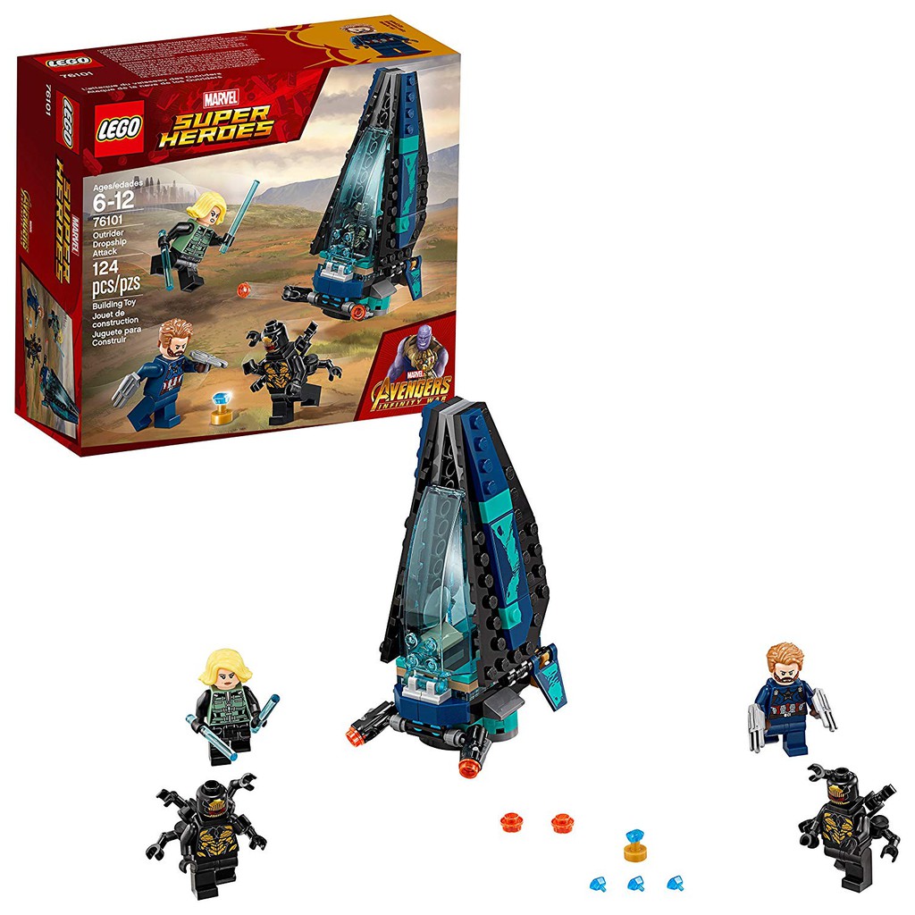 Bộ xếp hình Lego Marvel 76101 Trận chiến Vô cực 124 chi tiết [HÀNG NHẬP KHẨU] [ DIABRAND ]