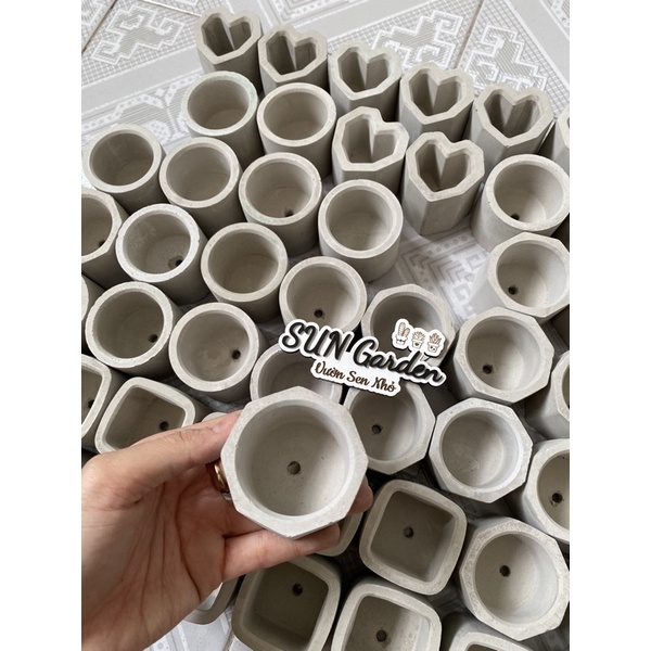 CHẬU XI MĂNG MINI - Bao đổi 1-1