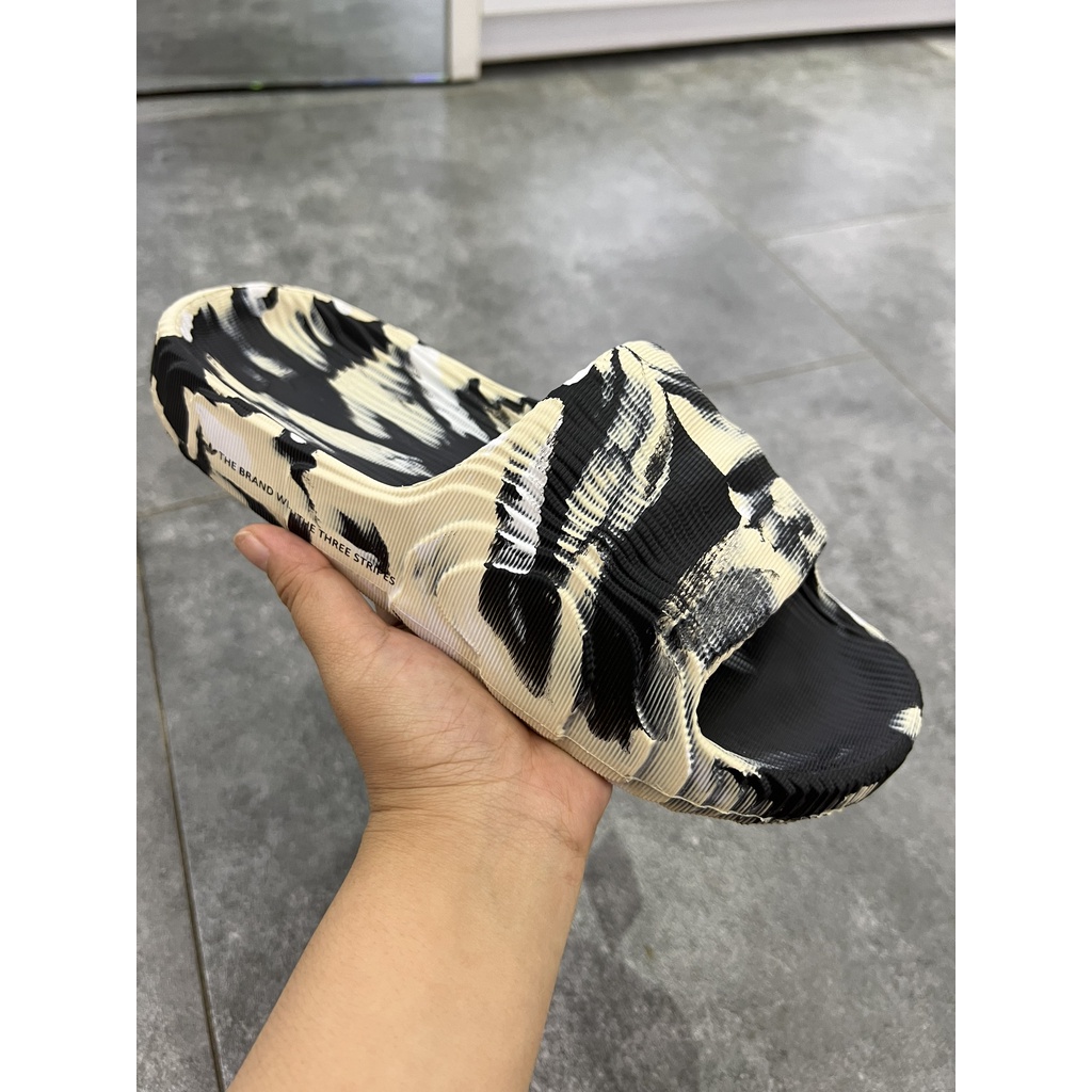 ADIDAS ADILETTE 22 SLIDES 'BLACK GREY'