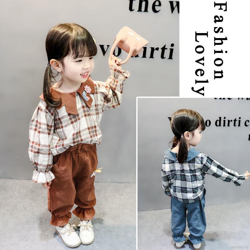 Set quần áo phong cách Hàn Quốc xinh xắn dành cho bé gái