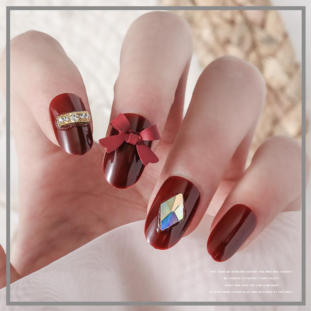 MOCHO Phụ Kiện Trang Trí Móng Tay 3D Hình Nơ Xinh Xắn