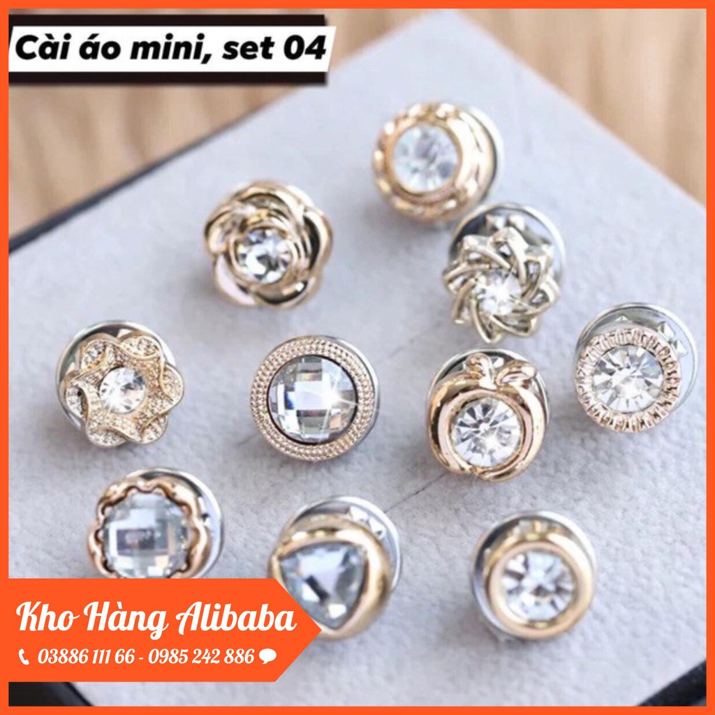 SET 10 Châm Cài Áo - Khuy Cài Áo Xinh Xắn (MẪU NGẪU NHIÊN)