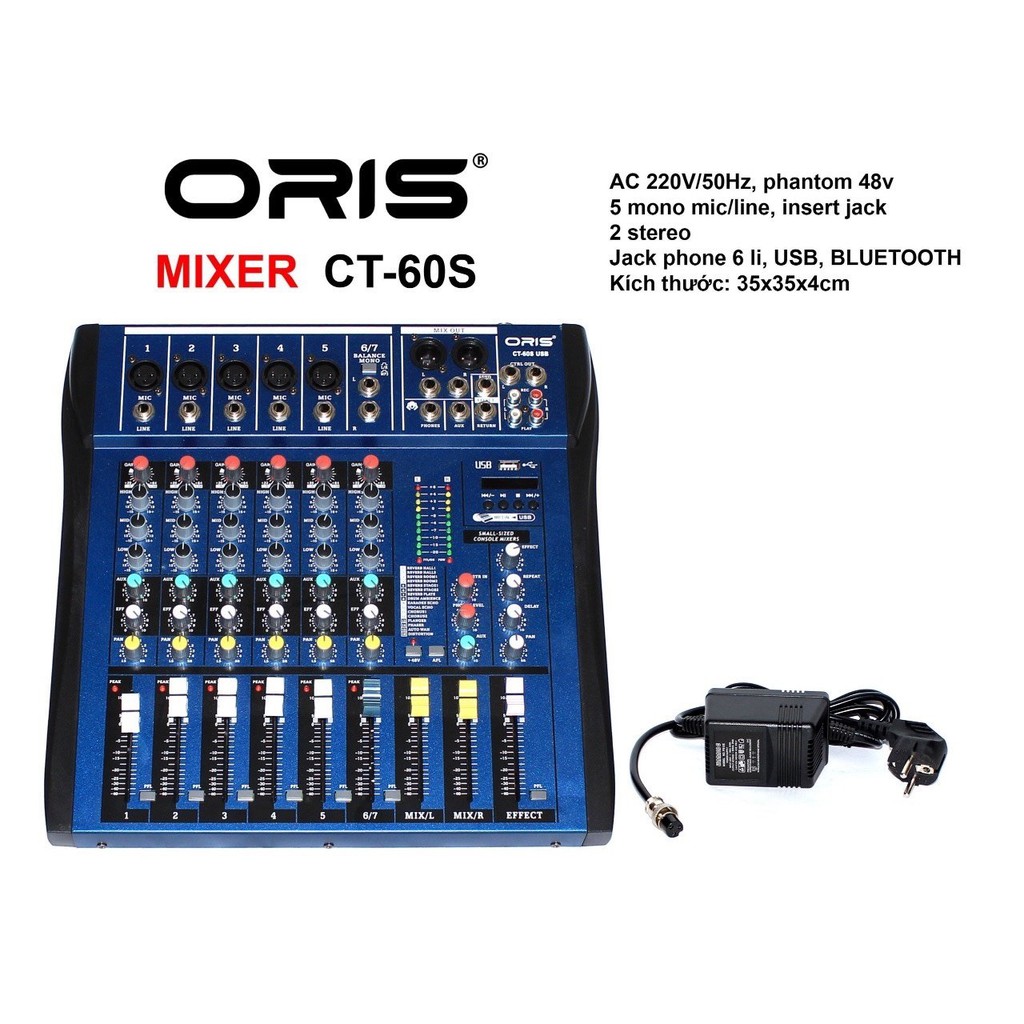 [Mã ELHACE giảm 4% đơn 300K] Bàn Mixer Oris CT-60S