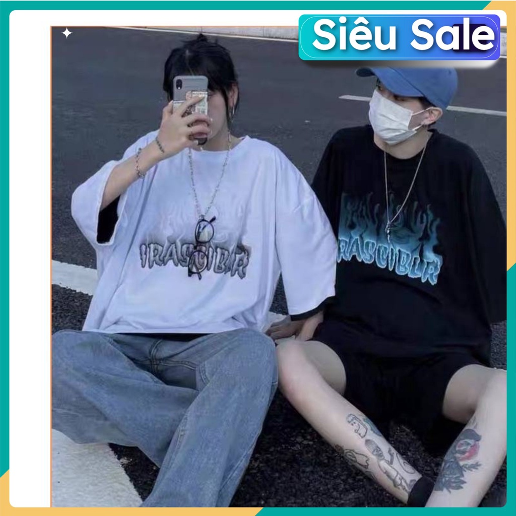 Áo phông nam nữ - Áo thun nam nữ unisex tay lỡ form rộng chất 100% COTTON in hình mèo máy | BigBuy360 - bigbuy360.vn