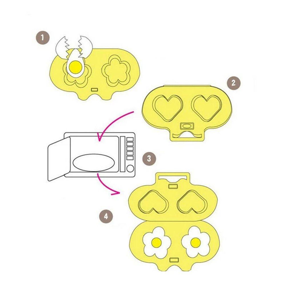 GOGOUP Dụng Cụ Hấp Trứng Bỏ Lò Vi Sóng