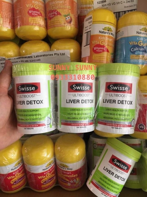 Viên uống Liver detox Swisse giải độc gan của Úc (60v-120v-200v) | BigBuy360 - bigbuy360.vn