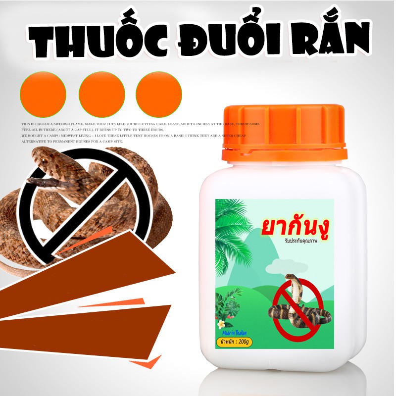 Thuốc đuổi rắn, Xua Đuổi Rắn Bảo vệ con người