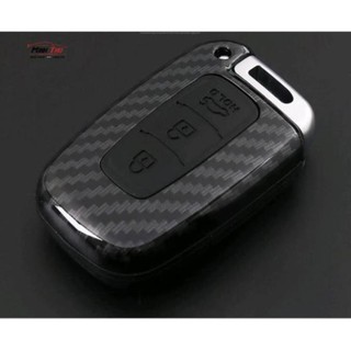 Bao da chìa khóa carbon xe Kia Forte, Kia Sorento, Kia Carens 2009-2012