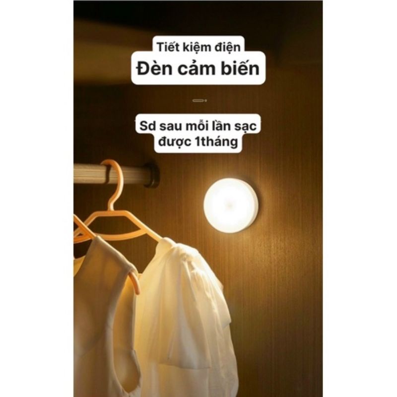 Đèn ngủ cảm biến,chuyển động thông minhGắn tường,tủ quần áo,gắn hành lang,nhà vệ sinh