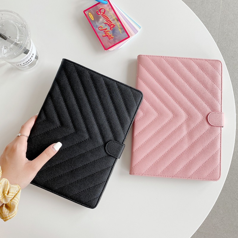 Ốp Máy Tính Bảng Da Gấp Gọn Có Khóa Giá Đỡ Cho iPad Air 5 4 3 2 1 Pro 11 10.5 9.7 Mini 6 5 10.2 9th 8th 7th