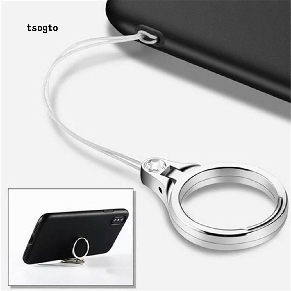 Dây treo điện thoại kết hợp giá đỡ bằng kim loại đa năng | BigBuy360 - bigbuy360.vn
