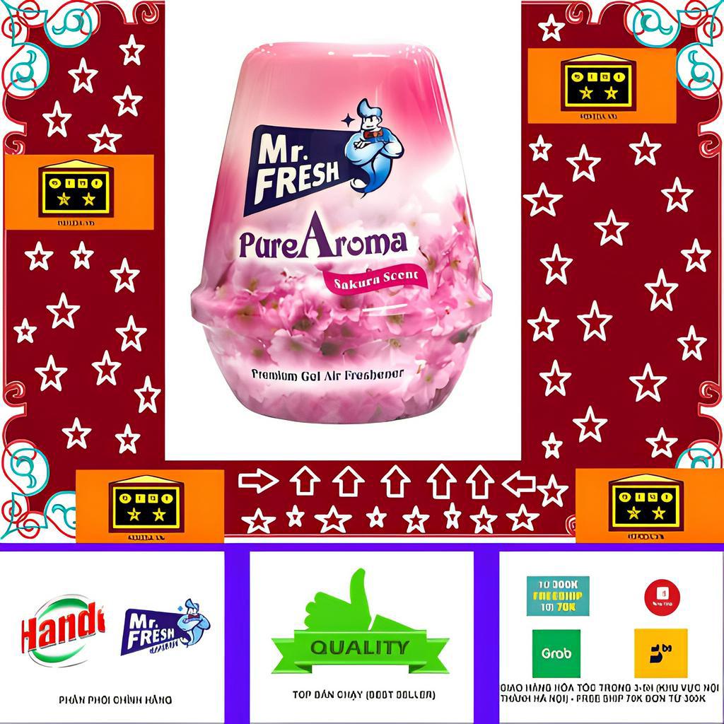 Sáp thơm phòng khử mùi PureAroma Mr. Fresh 180g - 220g (6 Hương thơm mới)