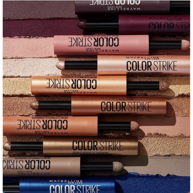 Maybeline- Màu mắt nhũ, lì dạng kem Color Strike Eyeshadow Pen