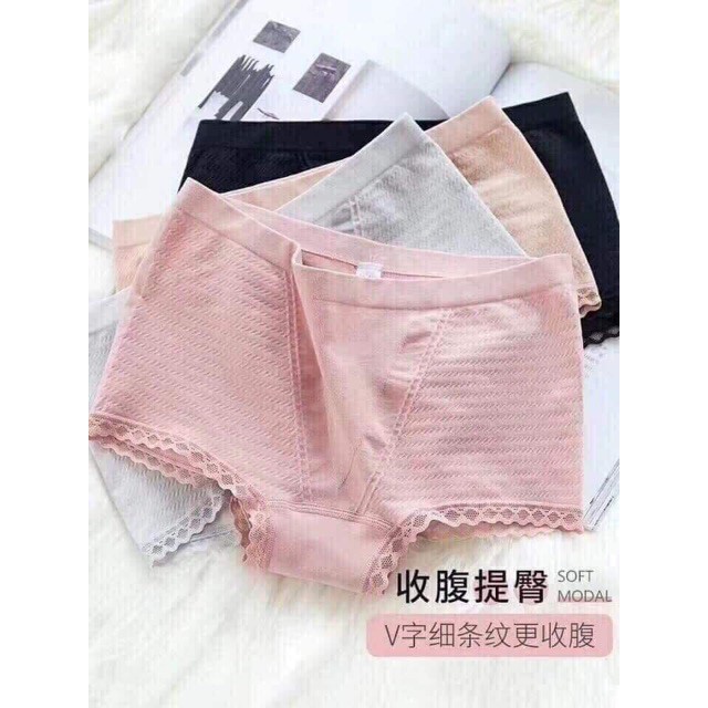 Combo 10 quần lót đùi kháng khuẩn mặc váy 4in1 nâng mông mã QV3