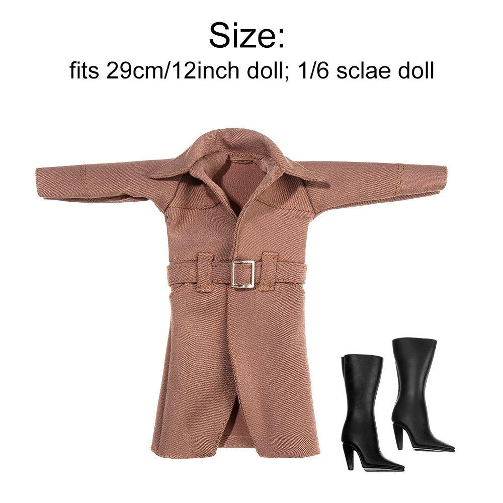 BEBETTERM Áo Khoác Trenchcoat Cho Búp Bê Thời Trang Công Sở