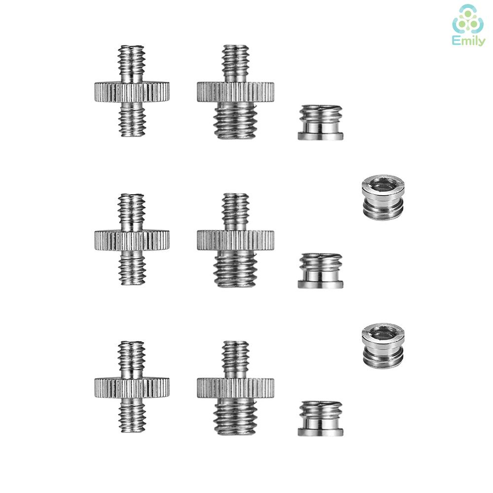 Bộ đầu chuyển đổi ốc vít đầu bi 1/4&quot;-20 và 3/8&quot;-16 cho giá đỡ máy ảnh