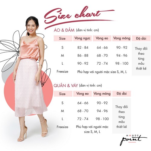 Chân váy Monde Point MPWA0616121 hoa văn xanh | BigBuy360 - bigbuy360.vn