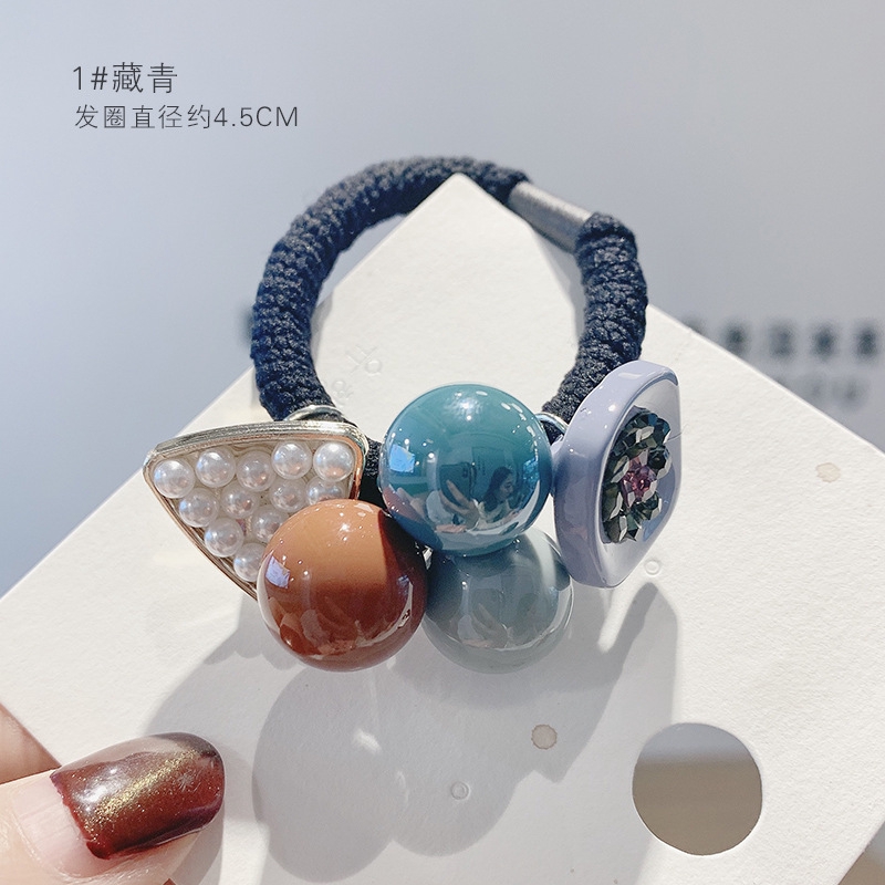 Dây Buộc Tóc Đính Ngọc Trai Dễ Thương Cho Bé Gái