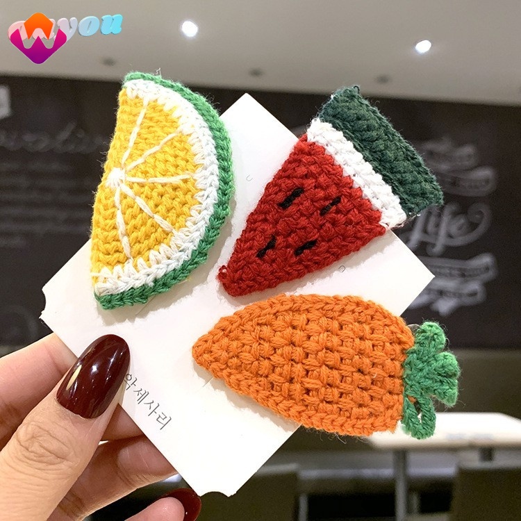 Kẹp Tóc Trang Trí Hình Trái Cây Xinh Xắn Cho Nữ