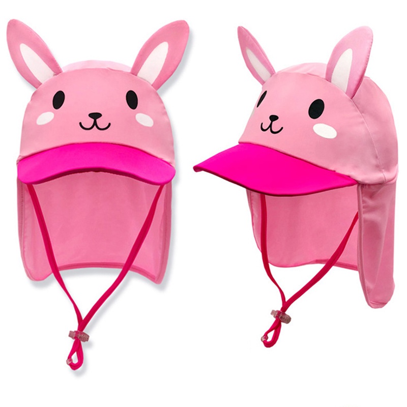 Nón Vành Tròn Chống Tia UV In Hình Động Vật Dễ Thương