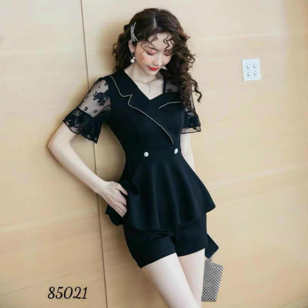 Đồ bộ nữ thiết kế Ren cao cấp phối thun Umi dày dặn, co giãn * Set đồ bộ nữ hàng thiết kế *