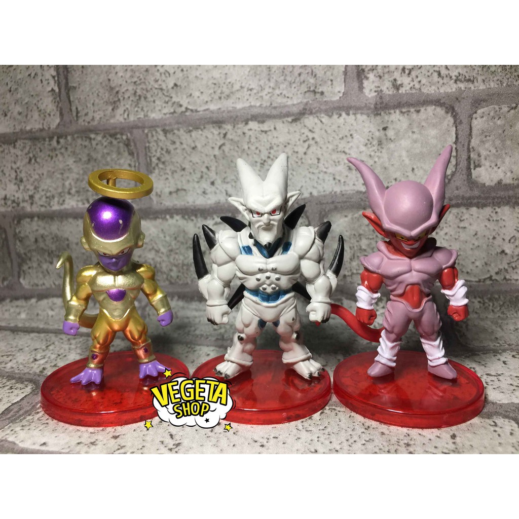 Mô hình Dragon Ball - Set 3 mô hình Frieza Gold Omega Shenron Janemba Fide - WCF - Cao 7~8cm